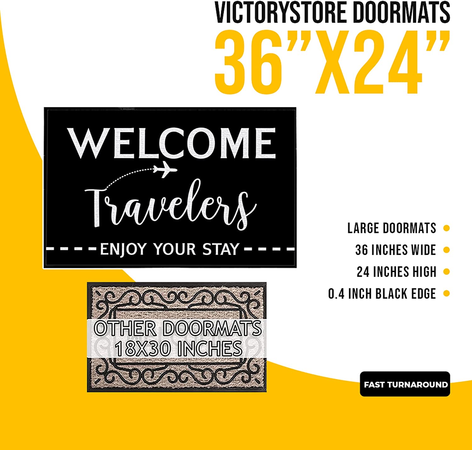 Welcome Travelers Doormat