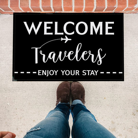 Welcome Travelers Doormat
