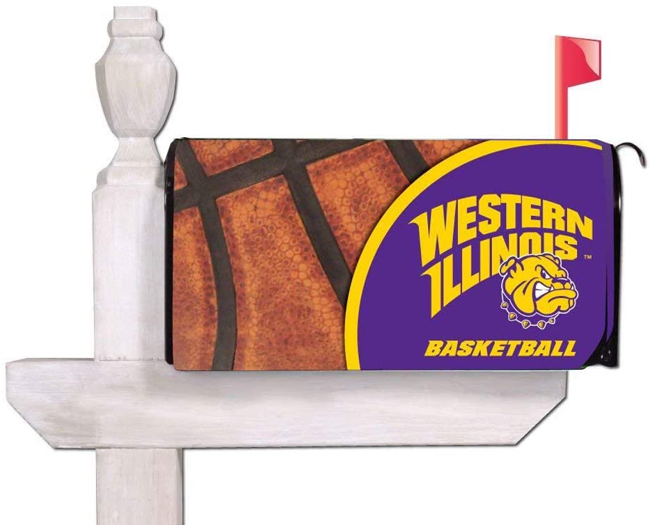 Western Illinois Basketball Magnetic Mailbox Cover