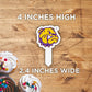 Western Illinois University Cupcake Toppers, Officially Licensed - WIU Mascot