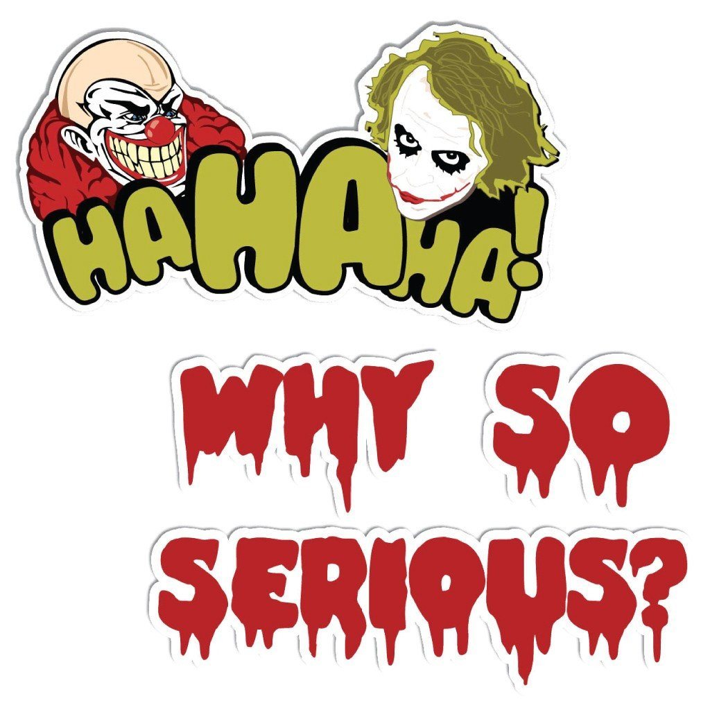 Why So Serious? Batman Joker Halloween Lawn Decoration 4 Piece Set - FREE SHIPPING