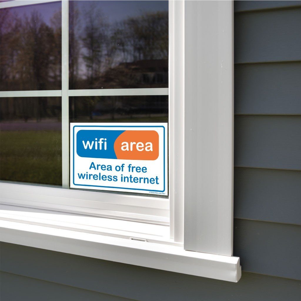 Wifi Area Sign or Sticker - #4