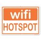 Wifi Hotspot Sign or Sticker - #7
