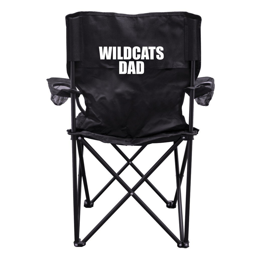 Wildcats Dad Black Folding Camping Chair