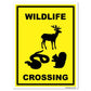 Wildlife Crossing Sign or Sticker