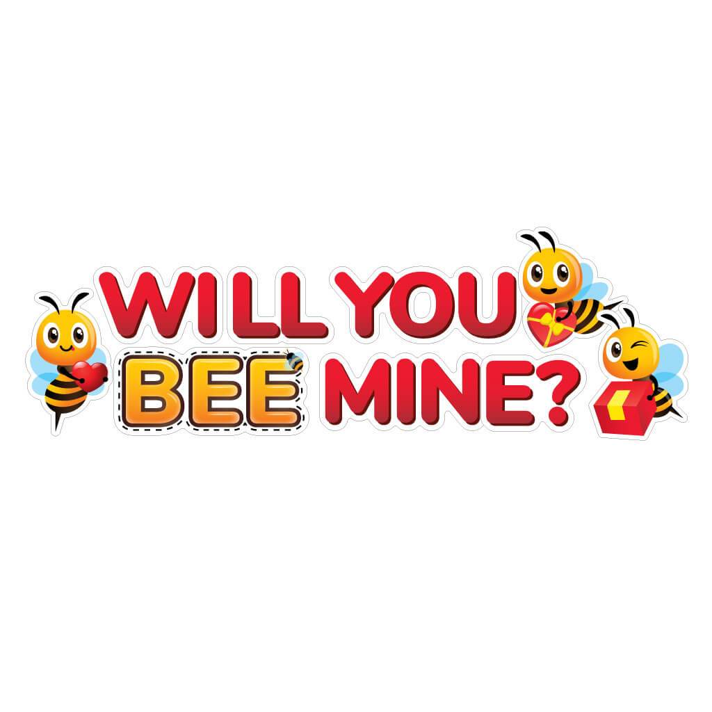 Will You BEE Mine Valentine's Day Yard Card 9 pc Set (19995)