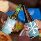 Winter Snowflakes Themed Can Cooler Set of 6 - 6 Designs