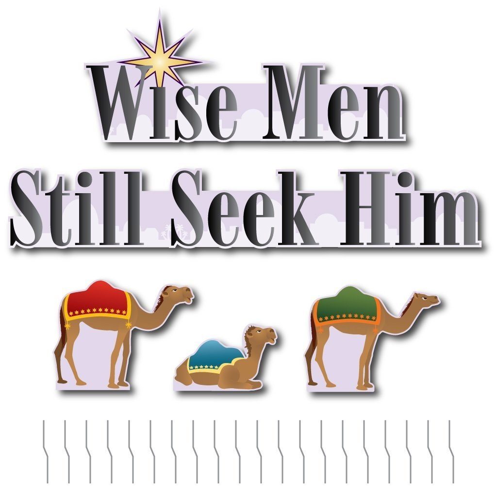 Wise Men Still Seek Him Yard Decorations - FREE SHIPPING