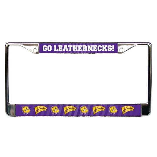 Western Illinois University Go Leathernecks! License Plate Frame FREE SHIPPING