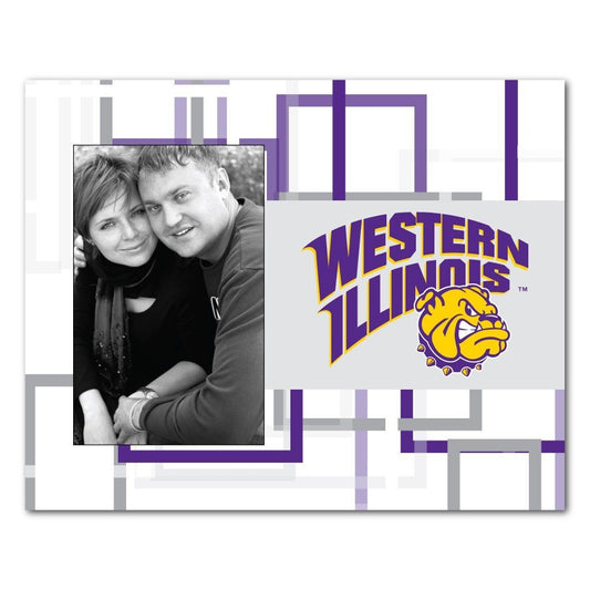 Western Illinois University Picture Frame “ Squares Design