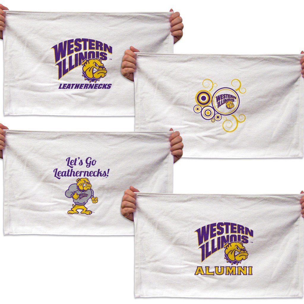 Western Illinois University Rally Towel - Set of 4 Designs