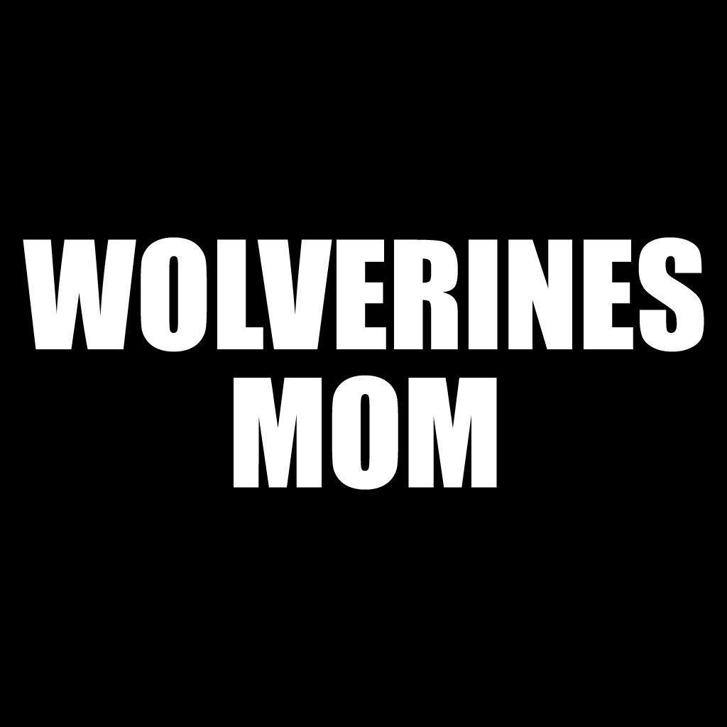 Wolverines Mom Black Folding Camping Chair