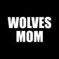 Wolves Mom Black Folding Camping Chair