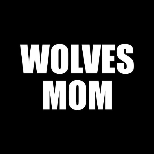 Wolves Mom Black Folding Camping Chair