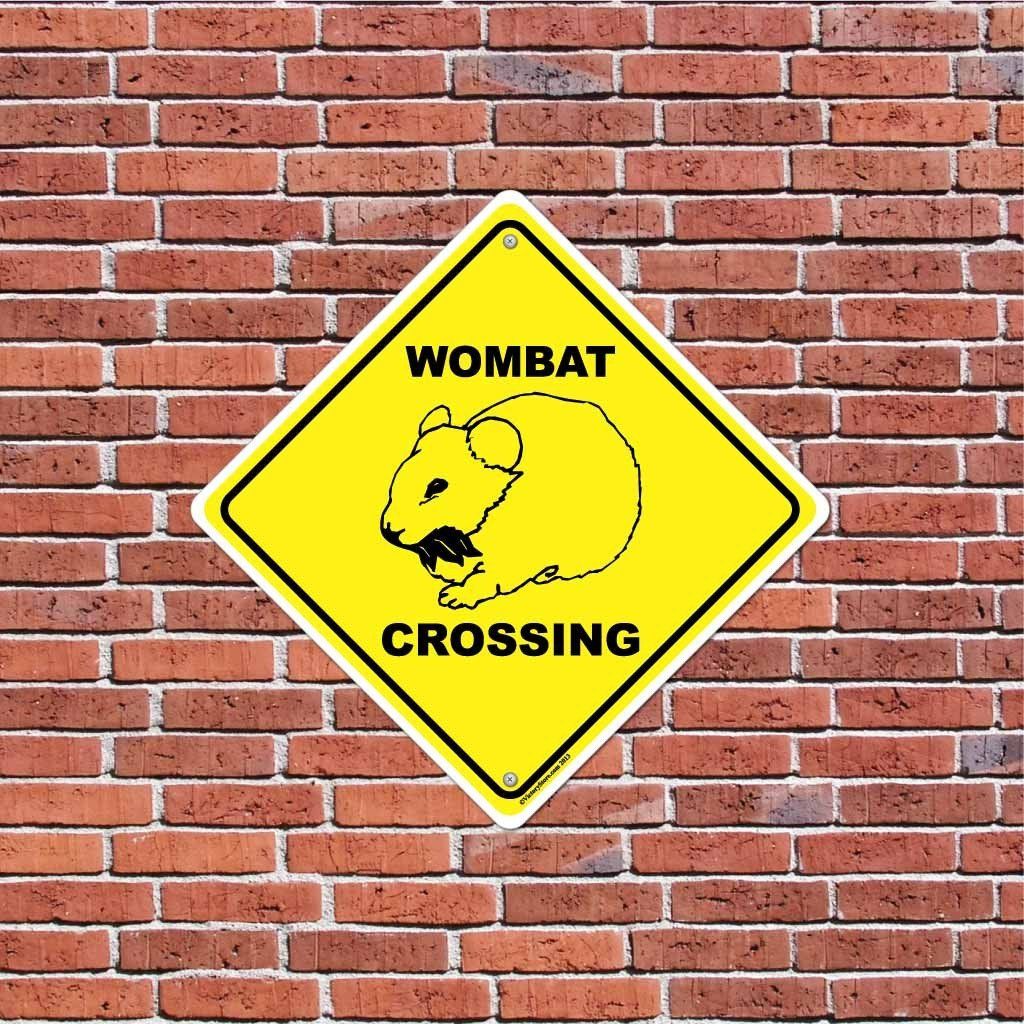 Wombat Crossing Sign or Sticker