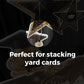 Yard Card Display Stacking Pins