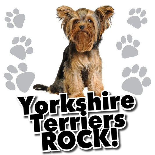Yorkshire Terriers Rock! White T-Shirt