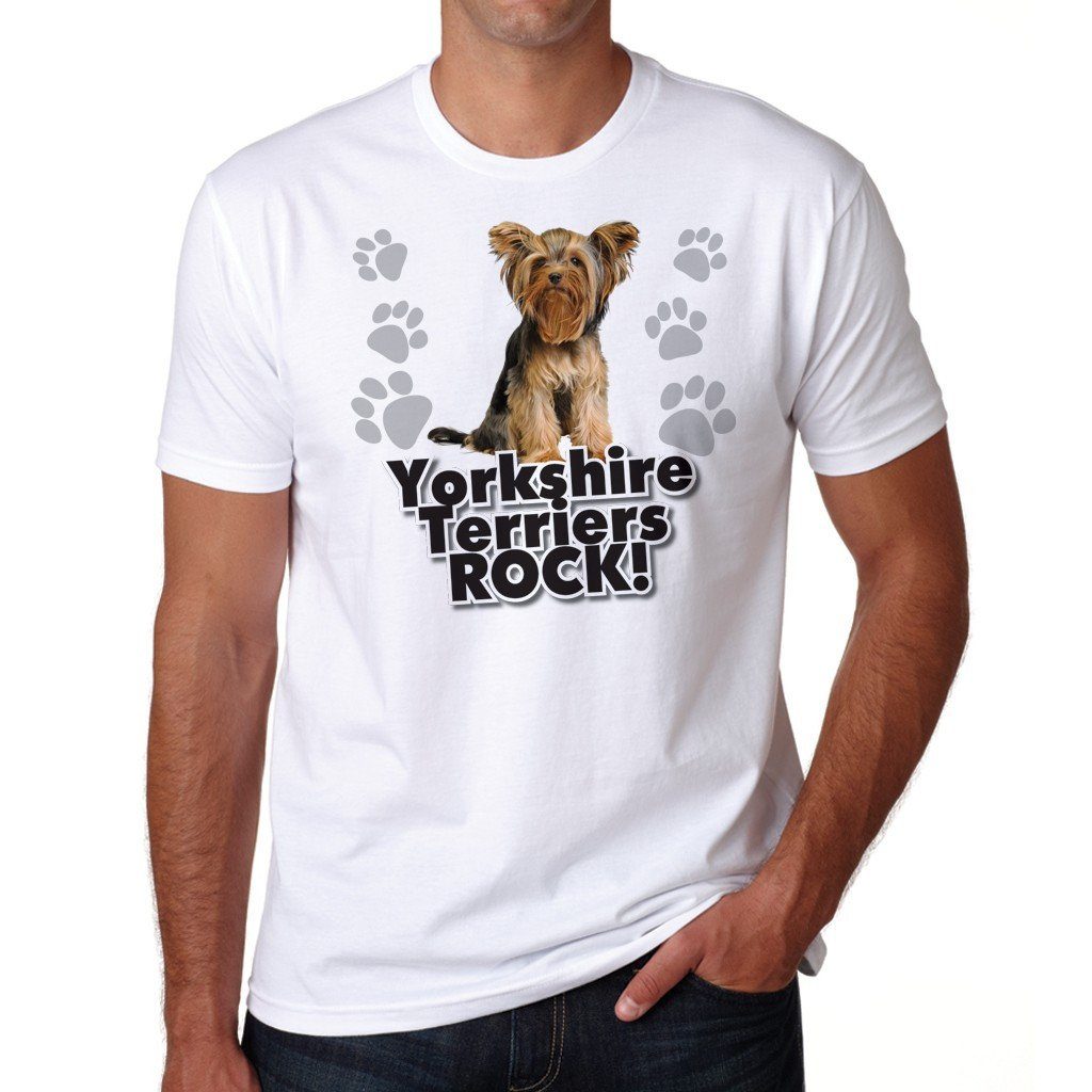 Yorkshire Terriers Rock! White T-Shirt