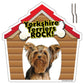 Yorkshire Terriers Rock! Dog Breed Yard Sign - Shaped Yard Sign - FREE SHIPPING