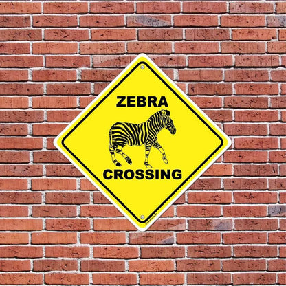 Zebra Crossing Sign or Sticker
