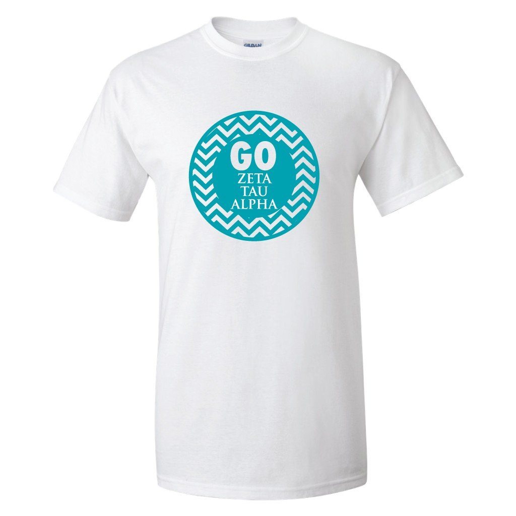 Zeta Tau Alpha "Go" Rush Week Standard T-Shirt - FREE SHIPPING