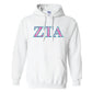 Zeta Tau Alpha Hooded Sweatshirt Paisley Greek Letter Design FREE SHIPPING